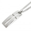 [刻印OK]　スリットクロスネックレス｜Mens（メンズ）95-2207