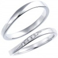 [刻印無料]　プラチナ950　マリッジリング｜Men’s & Lady’s（ペア）　95-1156-1157