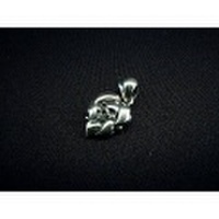 r.l.d(ラットラブデザイン)　スカルインハートペンダント　LDP-3