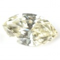 【 蛍光性 : ストロング・イエロー 】 天然ダイヤモンド ルース 0.500ct Mカラー, マーキース 【 照りのある綺麗な形状です。 】