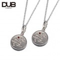【DUB Collection│ダブコレクション】Constellation Pair Necklace　コンステレーションペアネックレス　DUBj-318-1Pair(SV)【ペア】【12星座/星座石】