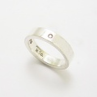 【M.G.C.】シンプルダイヤモンドピンキーリング〔1号-3号〕