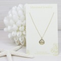 【MermaidJewelry】マーメイドジュエリー*ALL14kgf　サンドダラーチャーム*ネックレス
