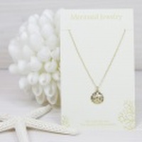 【MermaidJewelry】マーメイドジュエリー*ALL14kgf　サンドダラーチャーム*ネックレス