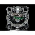 【PT900 プラチナ】指輪 リング エメラルド0.55ｃｔ ダイヤモンド0.58ｃｔ 6.6ｇ 12号 レディース 3027-0