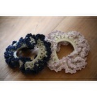 【ju-nico】さんのかぎ針あみコットンシュシュ