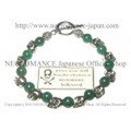 【ネクロマンス NECROMANCE】 アベンチュリン スカルブレスレット Aventurine Skull Bracelet インド翡翠 骸骨
