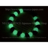 【ネクロマンス NECROMANCE】 ルミナスストーン スカルブレスレット Luminous Stone Skull Bracelet 夜光石 骸骨 Glow 蓄光