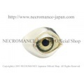 【ネクロマンス NECROMANCE】【数量限定】 シルバーNEW義眼リング Silver New Eye Ring ＜イエローアイリス/Yellow Iris/黄虹彩＞ 目玉