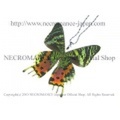 【ネクロマンス NECROMANCE】リアルバタフライウィングネックレス Real Butterfly Wing Necklace ＜ニシキオオツバメ＞ 蝶々 羽