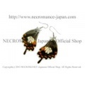【ネクロマンス NECROMANCE】リアルバタフライウィングピアス Real Butterfly Wing Pierce ＜シロオビアゲハ 後翅＞ 蝶々 羽