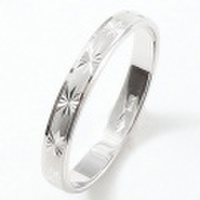 【送料無料】【イタリア製】ダイアナ(DIANA)18金/750/K18WG/ホワイトゴールド 美しいカットリング(雪の華)　1178-RG15