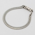 【送料無料】【日本製】純チタン/TITANIUM ヘリンボーン ブレスレット /ブレス（中折式）18cm　1160-NC09