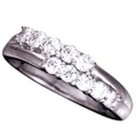 【送料無料】ダイヤモンドの2ラインがキレイな指輪 プラチナリング[3B][jka0170]