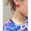 ◆Accessory◆Clear design half moon pierce 【ゆうパケット可!!】