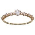 どこまでも続く大海原を表現したla merエンゲージリング0.20ct/ジュピターBLANTELIE/婚約指輪