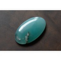アクアプレーズ（クロムカルセドニー）【2】天然石ルース・カボション　（34.5×20mm）