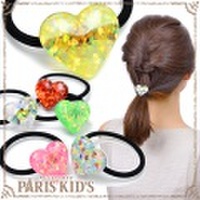 オーロラ ホログラム ハート ヘアゴム hrtrd ymgir colpo