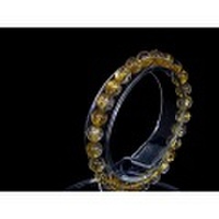 ゴールドルチルクォーツブレスレット 【4Ａ/珠径7ｍｍ】