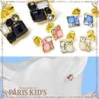 シャイン ロザンガ ビジュー ピアス josim