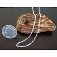 シルバー925 1.3mm幅アズキチェーン45cm　CL035/#45