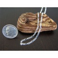 シルバー925 1.8mm幅フィガロチェーン45cm　FG050/#45