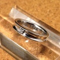 シルバー925 くびれＣＺリング 1-381
