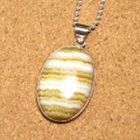 シルバー925 イエローアゲート ハンドメイドペンダントトップ ST-325