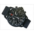 スイスミリタリー SWISS MILITARY 腕時計 ARROW ML400 クロノグラフ ブラック 46mm メンズ レザーベルト