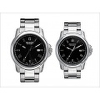 スイスミリタリー SWISS MILITARY 腕時計 ペアウォッチ ROMAN ブラック メタルベルト ML364 ML366