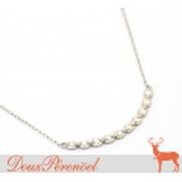 ダイヤモンド デザインネックレス Pt850/900 D:0.30 【プラチナ】【レディース】【女性用】
