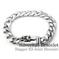 ダガーIDジョイント ブレスレット シルバー アクセサリー [シルバーブレスレット] 送料無料