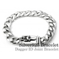 ダガーIDジョイント ブレスレット シルバー アクセサリー [シルバーブレスレット] 送料無料