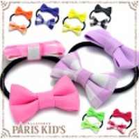 ダブル カラー リボン ポニー パリスキッズ本店 原宿 pariskid’s 公式 通販 安い ymgir colpo