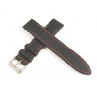 ハミルトン純正ベルト21mm/カーキGMTエアレース/カーキETO用ブラックラバーベルトH600776118