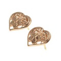 ハワイアンジュエリー / スカシトロピカルハートピアス