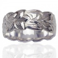 ハワイアンジュエリー / マイレカットアウトリング(8mm)