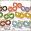 フラット インフィニティ ∞ 無限マーク ピアス パリスキッズ本店 原宿 pariskid’s 公式 通販 安い colpo