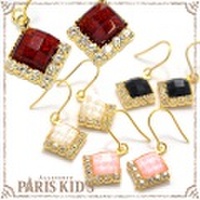 プリズム ストーンロザンガ ピアス パリスキッズ本店 原宿 pariskid’s 公式 通販 安い josim