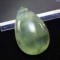 プレナイト　AAA　ルース　タンブル【約11.7g】【ペアシェイプカット】天然石｜パワーストーン｜葡萄石｜ドロップカット｜ペアシェイプ｜カボション｜素材｜タンブル｜e0258