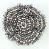 モダン　フラワー ブローチ