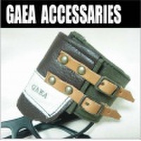 レザーブレス：オールドキャンバス使用/50mm/DBR/無骨な素材感が魅力のメンズ革小物