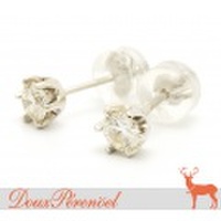 一粒ダイヤピアス Pt900 D:0.20 D:0.20 [ダイヤモンド プラチナ]