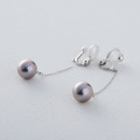 湖水真珠スイングイヤリング