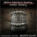 新品　モンティ・クロー/Monty Claw　リング ２３号 インディアンジュエリー　シルバー925　ナバホ族　ユニセックス Monty Claw ring US,size #11 Native American Indian Jewelry Sterling Silver 925 (ID na3204r73)