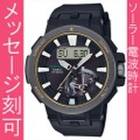 名入れ腕時計 裏ブタ刻印10文字付き カシオ CASIO プロトレック PRW-7000-1BJF ソーラー 電波時計 PRO TREK　取り寄せ品