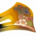 和風かんざし　蒔絵　さくらさくら　べっ甲