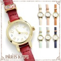 腕時計 レディース フェイクレザー シンプル パステル シェル 風 ゴールド 大人 josim