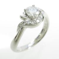 プラチナダイヤモンドリング 0．316ct・E・VS1・VERYGOOD