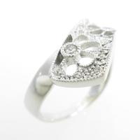 K18WG ダイヤモンドリング